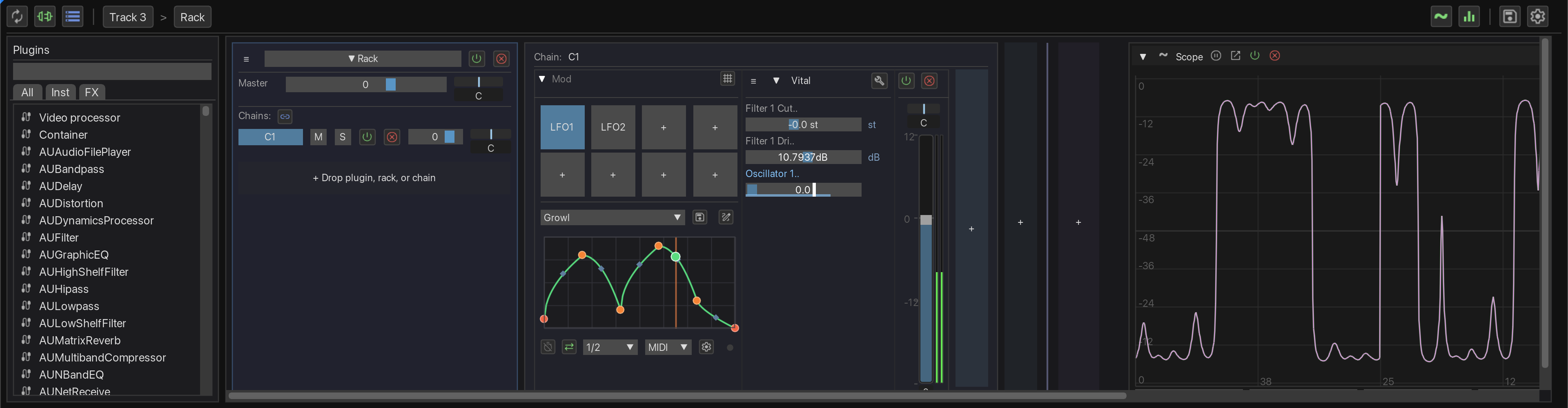 SideFX main interface